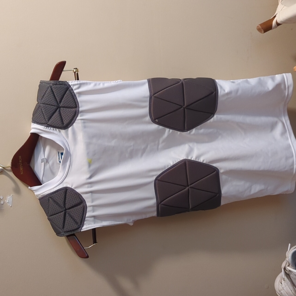 Padded compression shirt